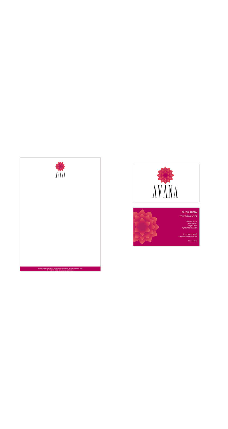 Corporate Identity Design for Fashion Ecmmerce Brand - Avana
