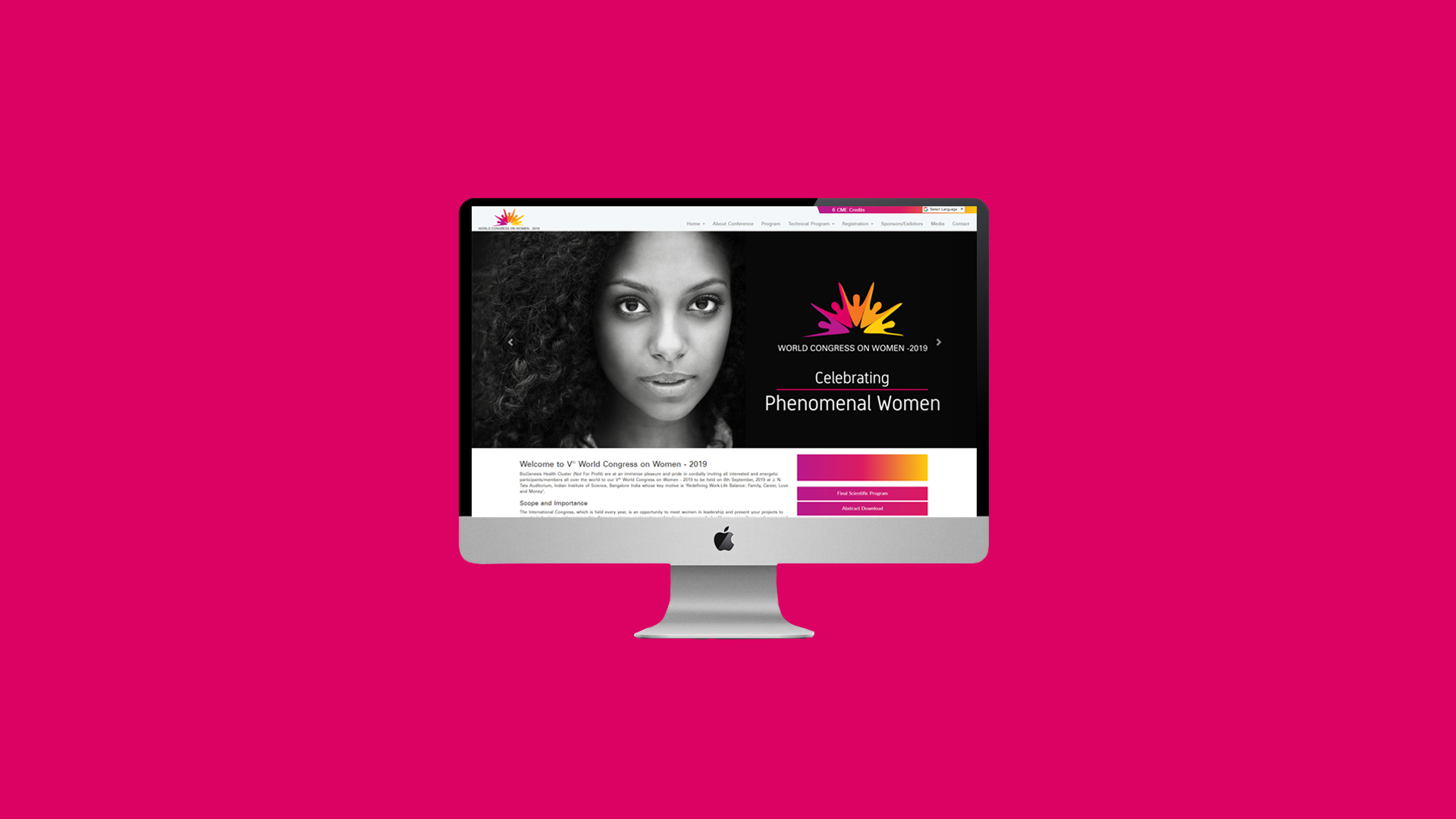 Women Conference Website Design & Development
